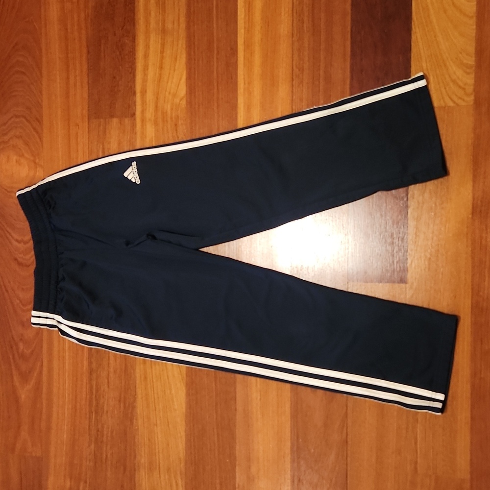 Adidas Navy Blue Boys Athletic Pants Size 8